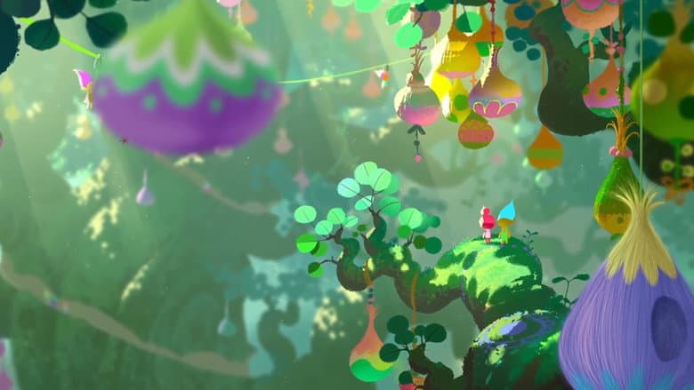 Backdrop from Trolls: Travel Through Troll Village
