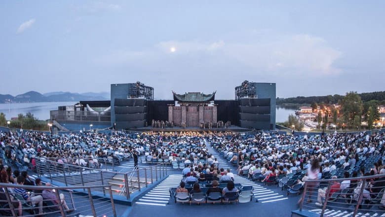 Backdrop from Puccini Festival, Torre del Lago - Turandot