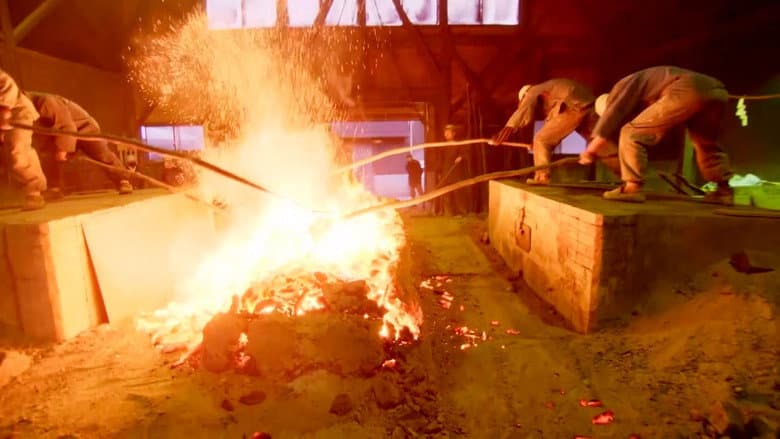 Кадр із фільму «Tamahagane: Miracle Steel of Japanese Swords»