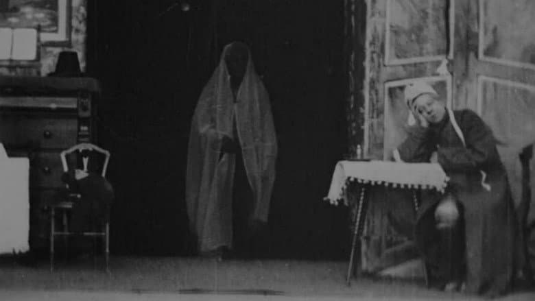 Backdrop from Scrooge; or Marley's Ghost