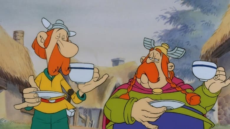 Backdrop from Asterix in Britain