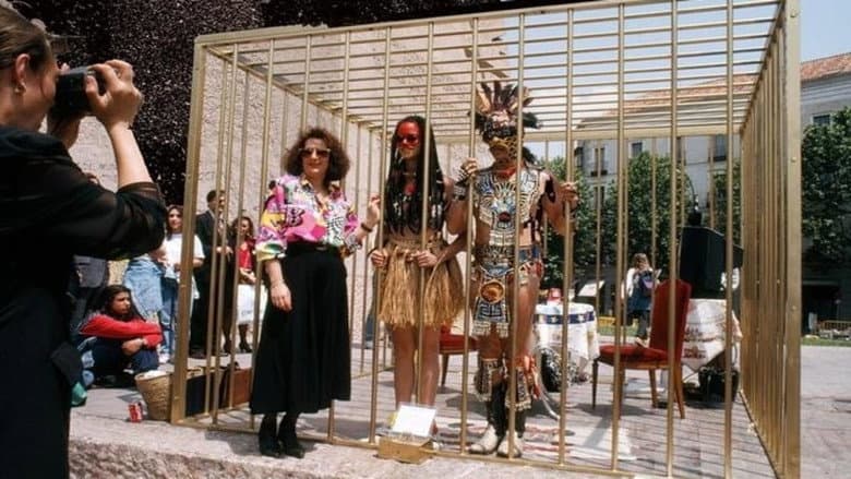 Backdrop from The Couple in the Cage
