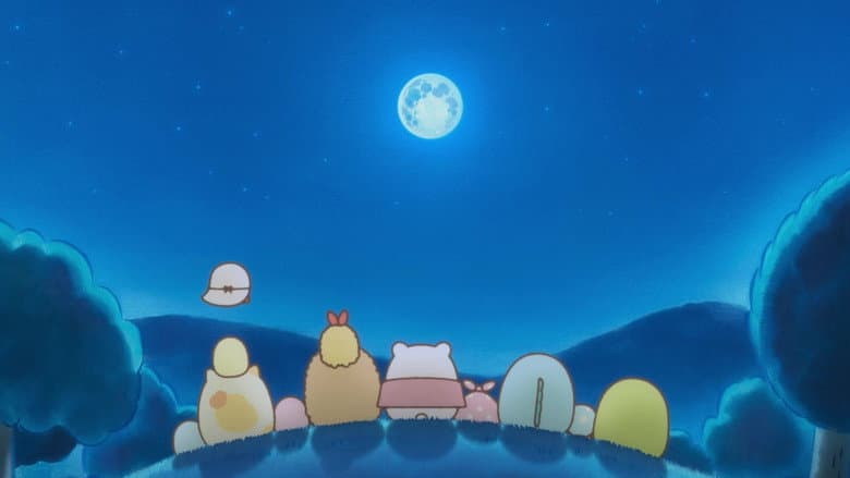 Backdrop from Sumikko Gurashi: The Little Wizard in the Blue Moonlight