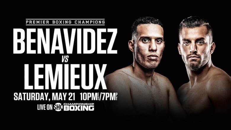 Backdrop from David Benavidez vs. David Lemieux