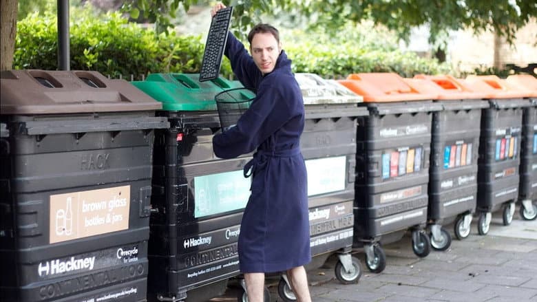 Backdrop from The Man Who Couldn't Stop Putting Things in Bins