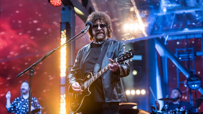 Backdrop from Jeff Lynne's ELO: Wembley or Bust