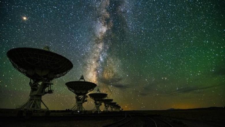 Backdrop from Into Deepest Space: The Birth of the ALMA Telescope