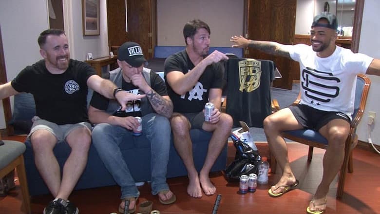 Backdrop from An Officer & A Gentleman: Sami Callihan & Ricochet