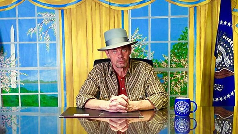 Backdrop from Rich Hall's Presidential Grudge Match