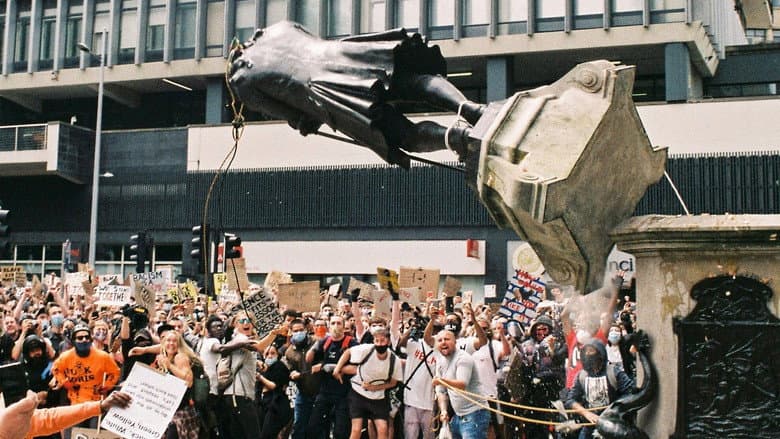 Backdrop from Statue Wars: One Summer in Bristol