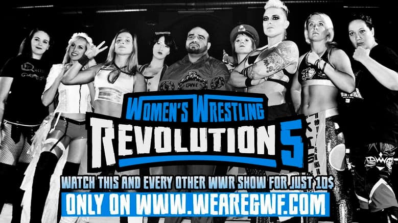 Backdrop from GWF Women's Wrestling Revolution 5