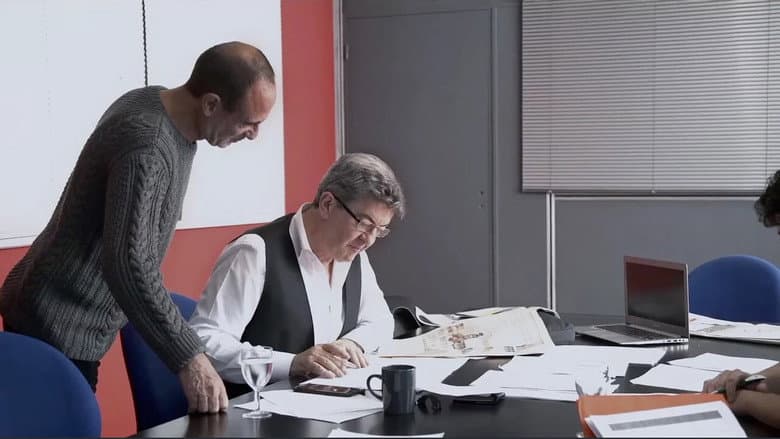 Backdrop from Jean-Luc Mélenchon, l’homme qui avançait à contre-courant
