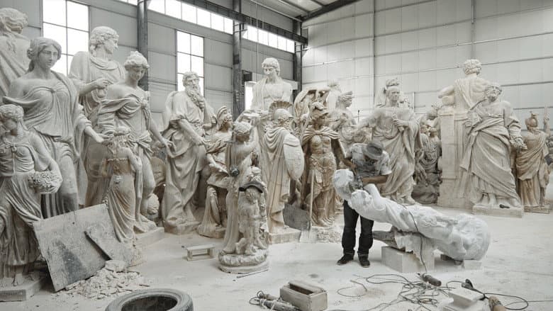 Backdrop from A Marble Travelogue