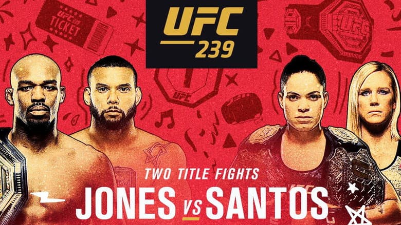 Backdrop from UFC 239: Jones vs. Santos