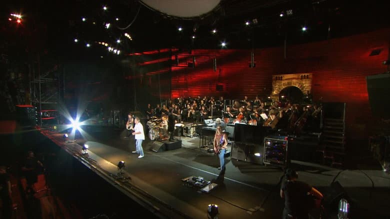 Backdrop from Deep Purple with Orchestra - Live in Verona