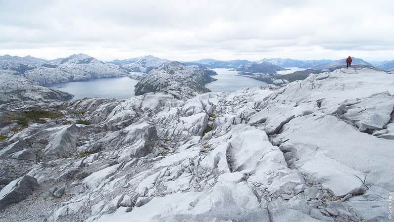 Backdrop from To the End of the World: An Expedition to Patagonia