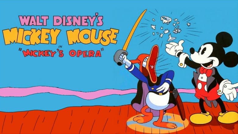 Backdrop from Mickey's Grand Opera