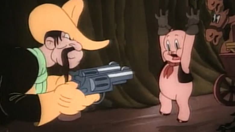Backdrop from The Lone Stranger and Porky