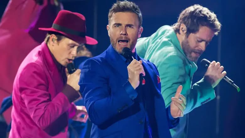 Backdrop from Take That Live 2015