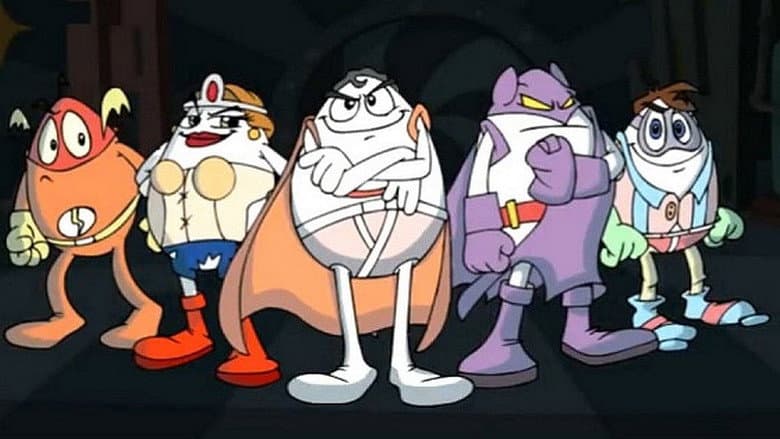 Backdrop from Los Super Huevos