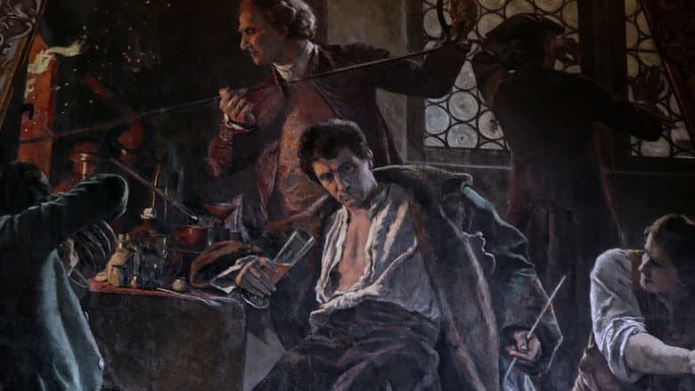 Backdrop from La Madonna Sistina di Raffaello - Il capolavoro ritrovato
