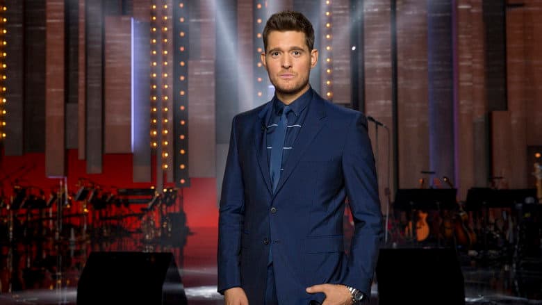Backdrop from Michael Bublé at the BBC