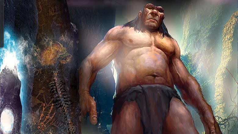 Backdrop from Ancient Giants of North America