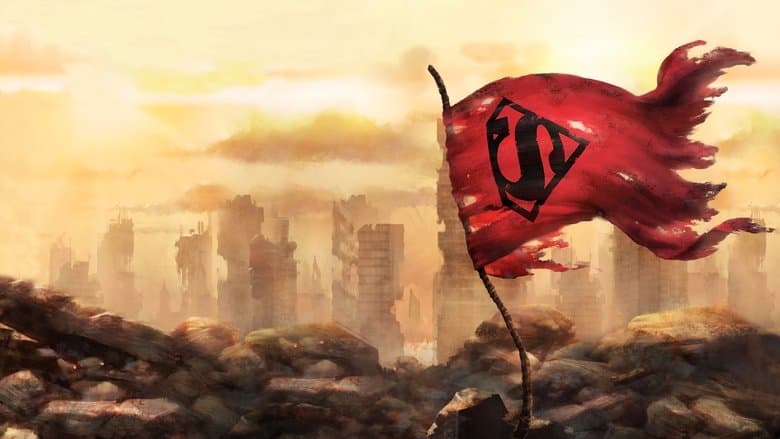 Backdrop from The Death of Superman
