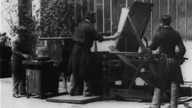 Кадр із фільму «Intérieur d'une imprimerie (tirage d'une épreuve)»