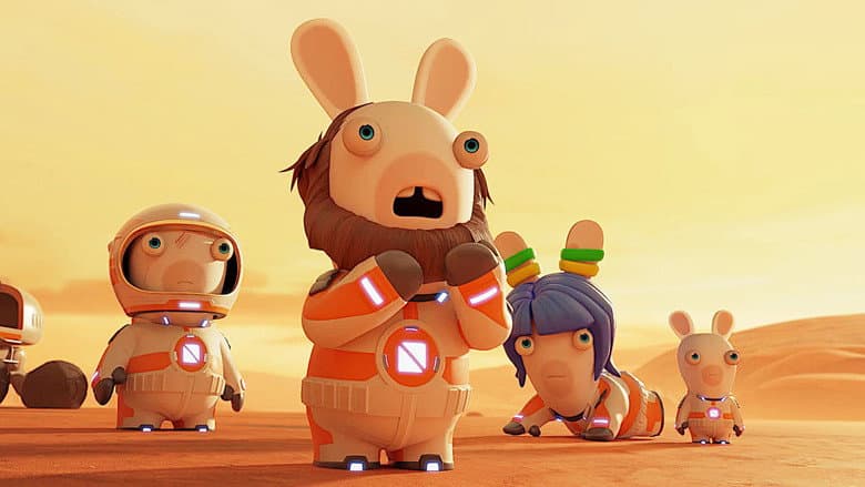 Backdrop from Rabbids Invasion: Mission To Mars