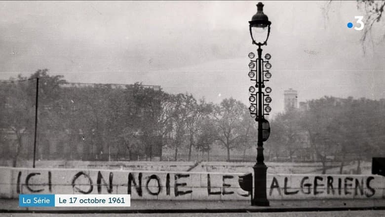 Backdrop from Here We Drown Algerians