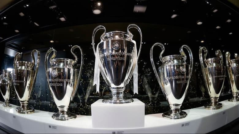 Backdrop from Real Madrid Museum