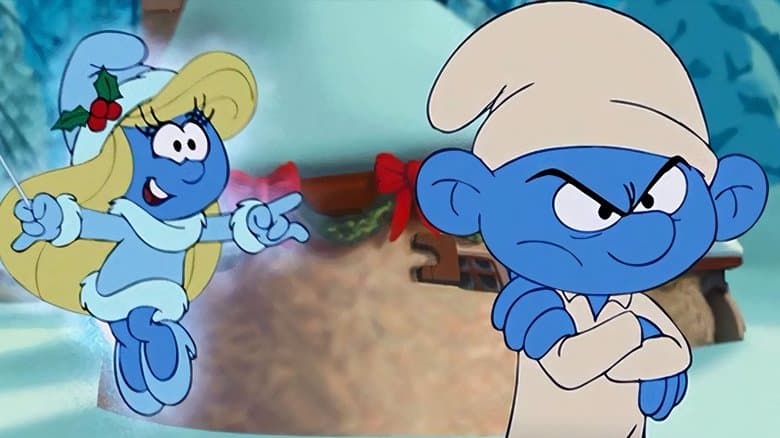 Backdrop from The Smurfs: A Christmas Carol