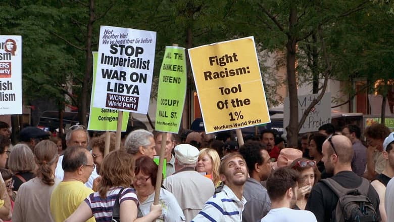 Backdrop from Occupy Unmasked