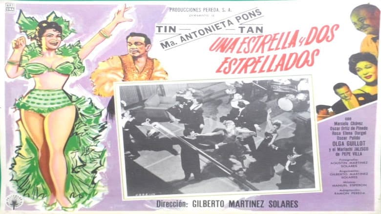 Backdrop from Una estrella y dos estrellados