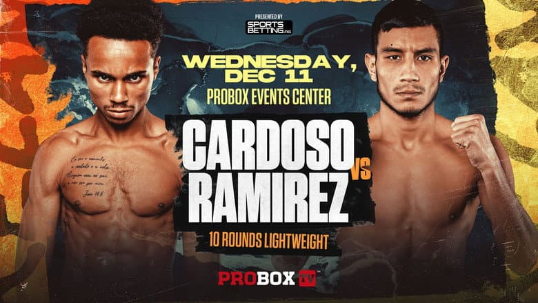 Backdrop from Jonhatan Cardoso vs. Eduardo Ramirez