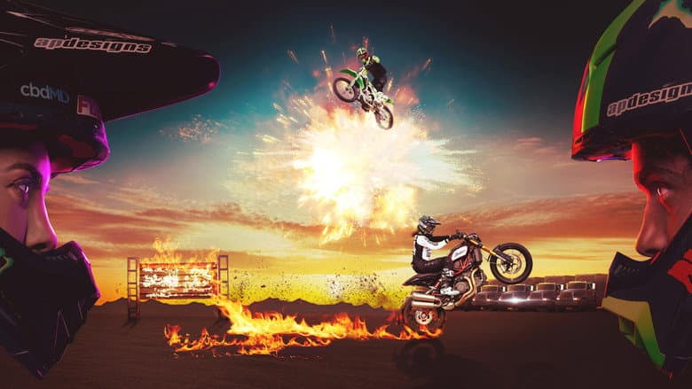 Backdrop from Evel Live 2