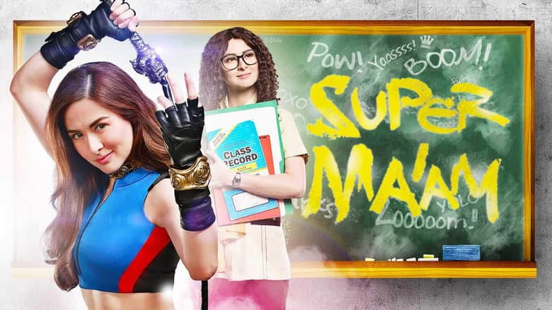 Backdrop from Super Ma'am
