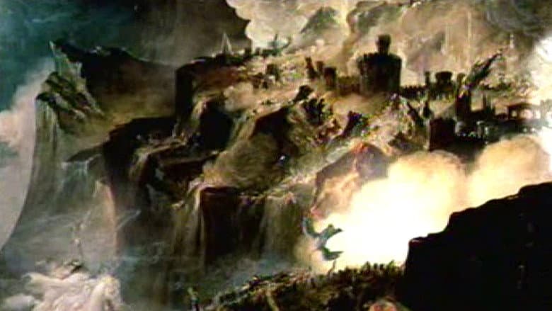 Backdrop from God v. Satan: The Final Battle
