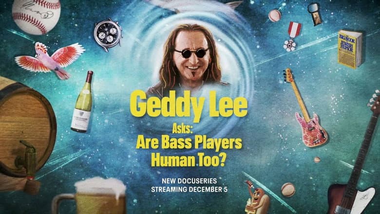 Backdrop from Geddy Lee Asks: Are Bass Players Human Too?