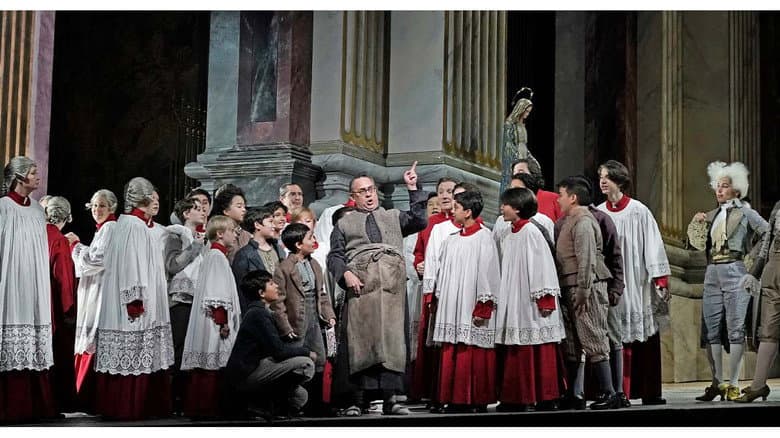 Backdrop from The Metropolitan Opera: Tosca