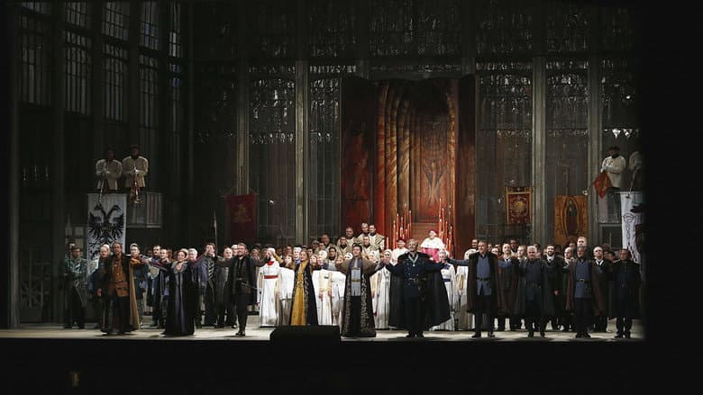 Backdrop from Richard Wagner - Lohengrin