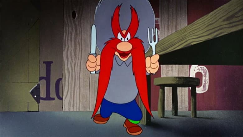 Backdrop from Along Came Daffy