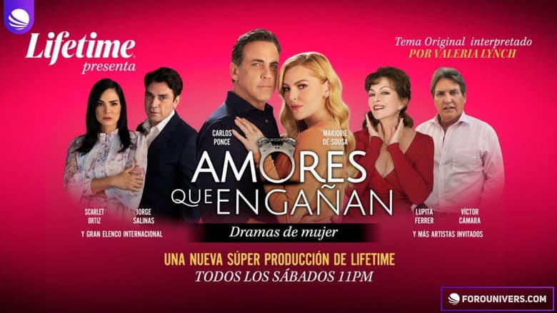 Backdrop from Amores que engañan