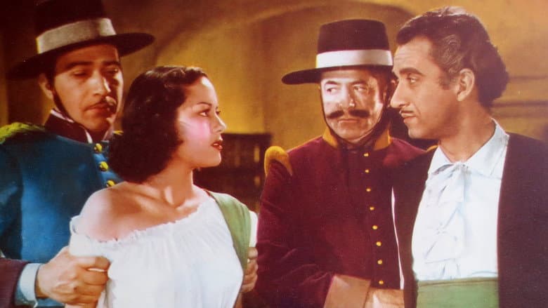 Backdrop from Rose of the Rio Grande