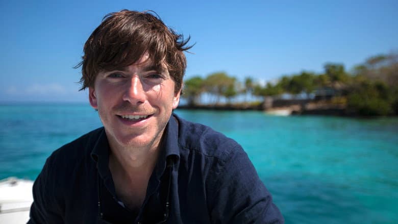 Backdrop from Colombia with Simon Reeve