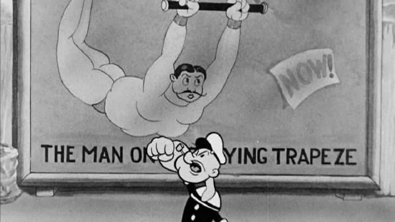 Backdrop from The Man on the Flying Trapeze