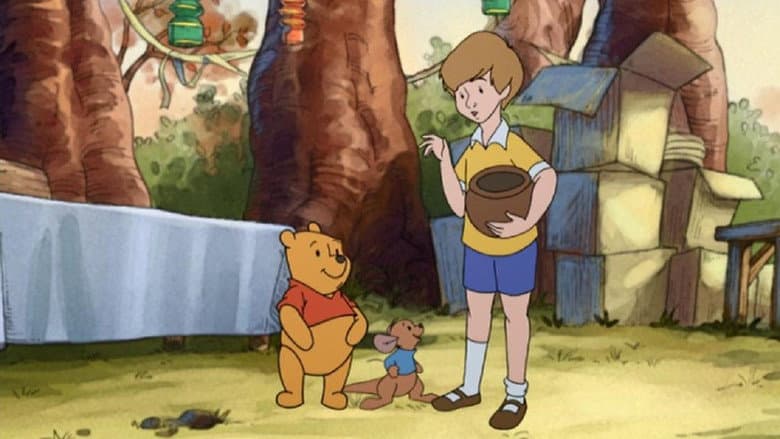 Backdrop from Winnie the Pooh: 123's
