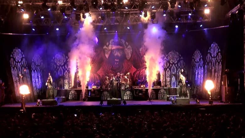 Backdrop from Powerwolf  - The Metal Mass Live