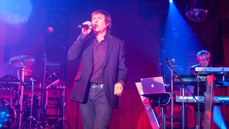 Backdrop from Duran Duran at the BBC